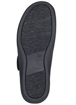 Bequeme Damen-Pantoletten, mit herausnehmbarem Fußbett DUNKELBLAU