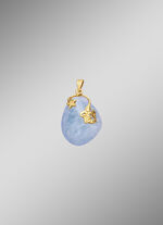 Sternzeichen-Anhänger mit echten Monats-Edelsteinen 