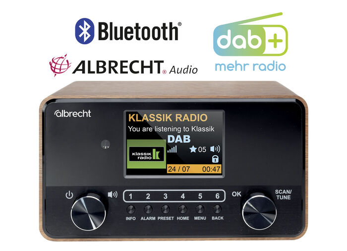 Digital-Radio mit gro&szlig;em Farbdisplay 