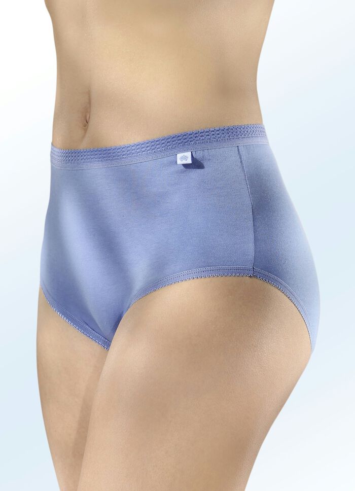 Sechserpack Slips mit elastischen Abschlüssen 