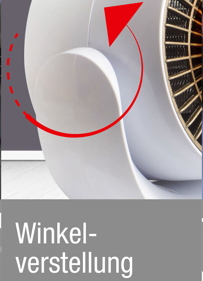 Heizlüfter für wohlige Wärme in 3 Sekunden 