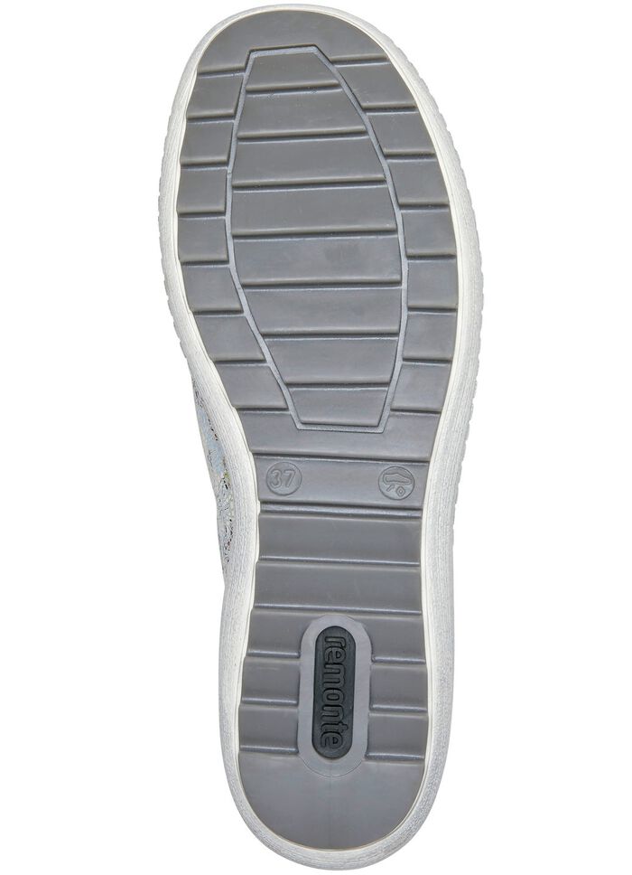 Remonte, elegante Damen-Sneaker, Weite G, mit Rei&szlig;verschluss SILBER-BUNT