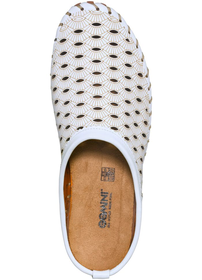 Gemini, sommerlicher Damen-Sabot, Weite G, mit herausnehmbarem Fu&szlig;bett 