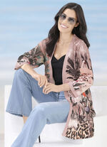 Laurina Blusenjacke mit farbbrillantem Druckdessin 