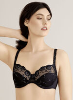 Felina Conturelle-B&uuml;gel-BH mit Stickereispitze SCHWARZ