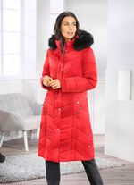 Mantel mit abnehmbarer Kapuze 