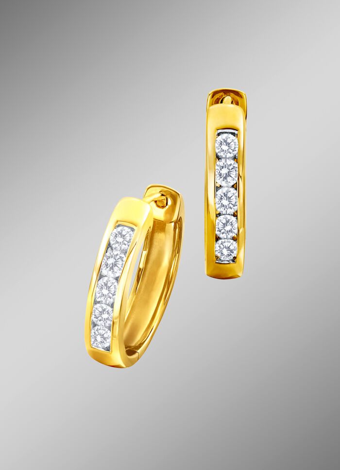 Creolen mit Brillanten 