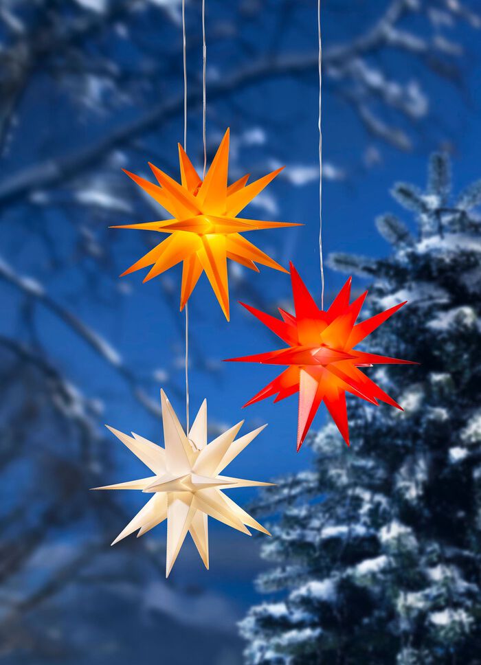 Weihnachtsstern mit Timer 