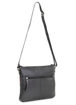 Laurina, Tasche, Damen, mit verstellbarem Umhängeriemen SCHWARZ-BORDEAUX