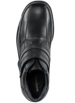 Waldl&auml;ufer, gef&uuml;tterte Herren-Boots, Winterschuhe, Weite K, mit Lammfell 