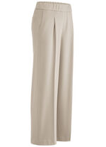 Knöchellange Hose mit weitem Bein  BEIGE