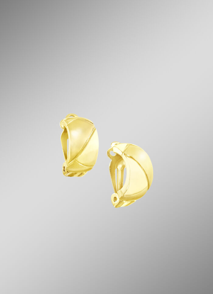 Ohrclips, Hochglanz/satiniert 