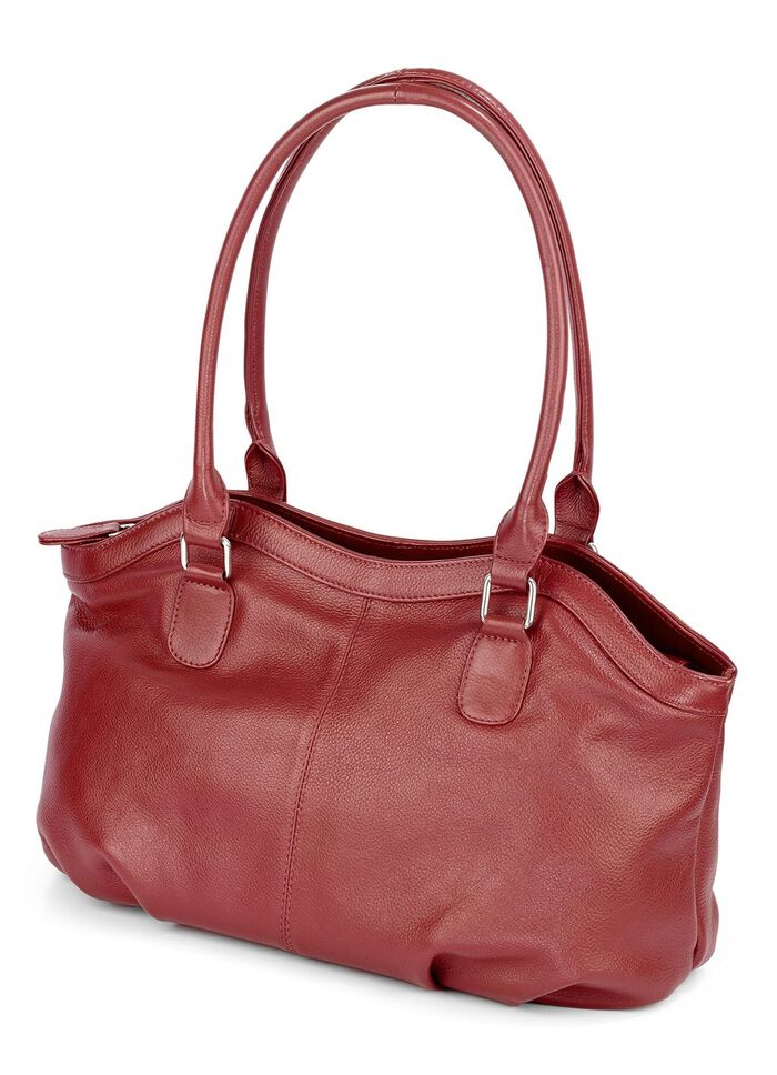 Laurina Tasche aus Kalb-Nappaleder RUBINROT