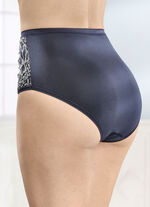 Viererpack Slips mit Spitzenbesätzen im Vorderteil 