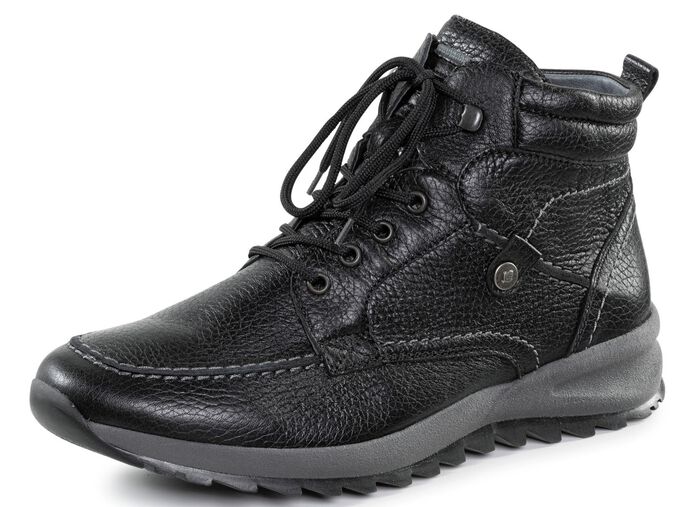 Waldl&auml;ufer Schn&uuml;r-Boot aus Hirsch-Nappaleder 