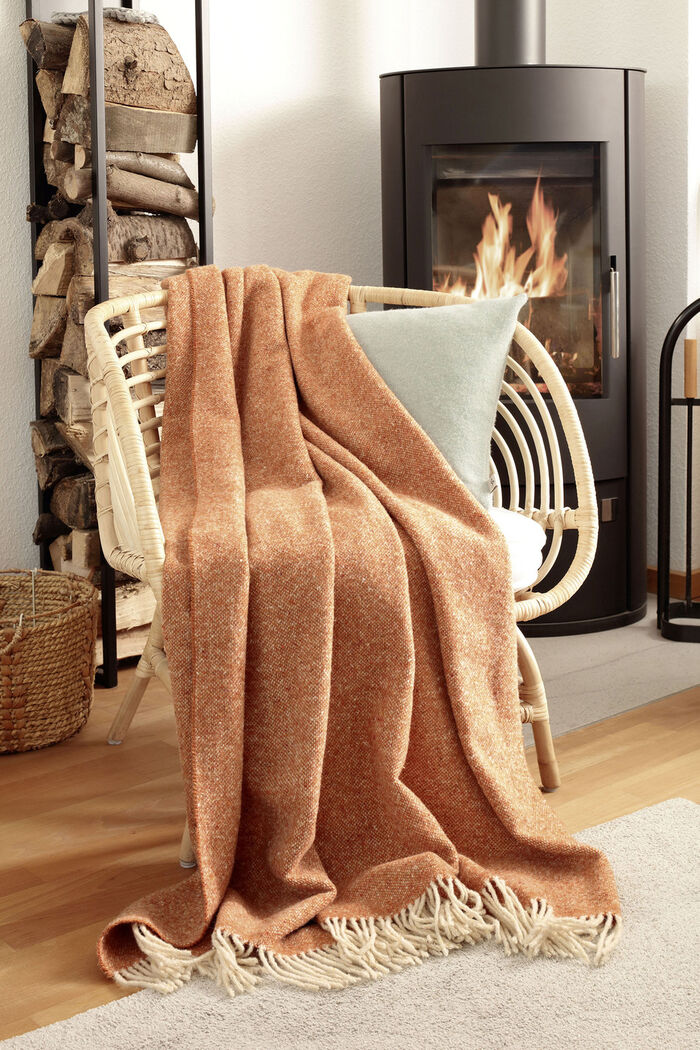 Wohndecke mit Fransen TERRA