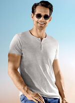 Zweierpack Shirts mit kurzer Knopfleiste 