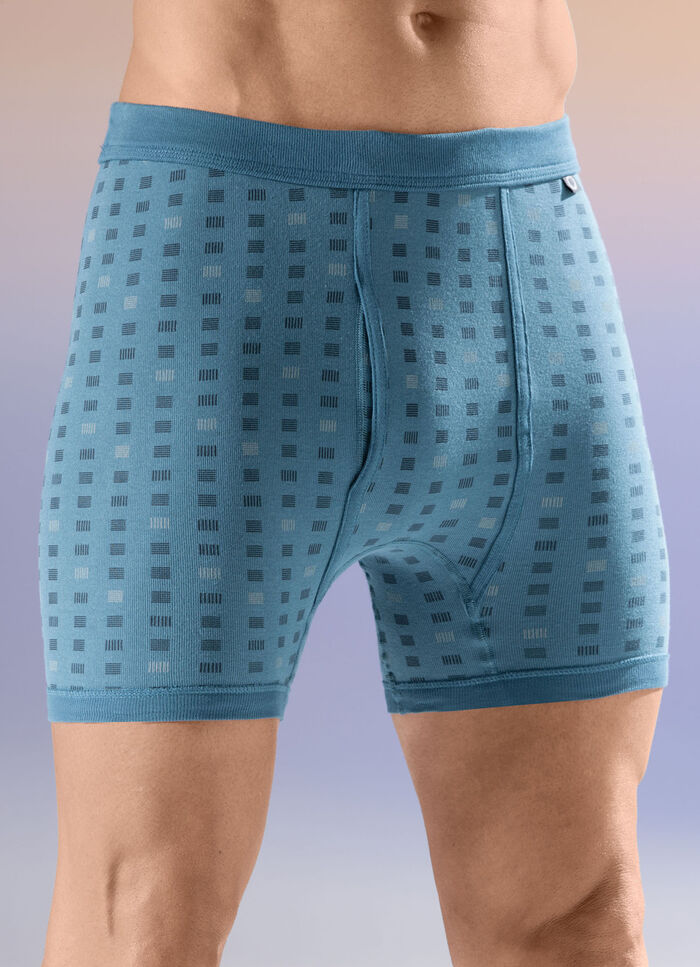 Dreierpack Unterhosen mit Alloverdessin 