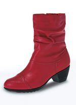 Andrea Conti, modische Damen-Stiefeletten, Winterschuhe, Weite G, mit Rei&szlig;verschluss 
