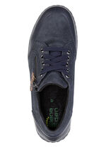 ELENA EDEN, bequeme Damen-Schnürschuhe, Weite G, mit herausnehmbarem Fußbett MARINE