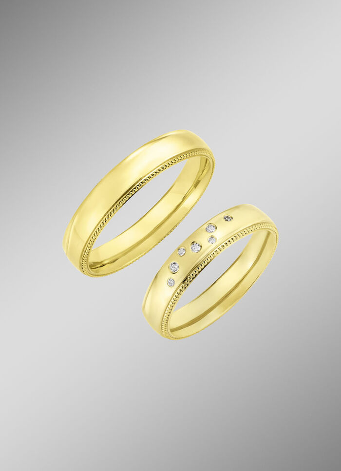 Trauring aus hochwertigem Gold 