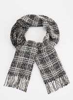 Schal mit gedrehten Fransen 