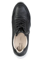 ELENA EDEN, bequeme Damen-Sneaker, Weite H, mit herausnehmbarem Fußbett SCHWARZ