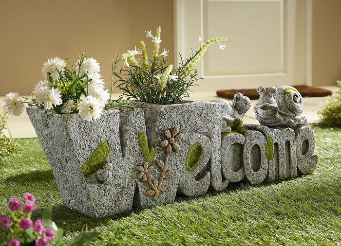 Pflanztopf Welcome 
