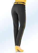 Hose in dezenter Fischgrat-Optik 