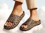Wolken-Slipper "vitapelle" mit Animal Print 