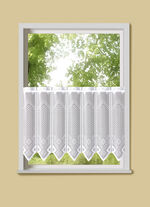 Kurzstore mit grafischem Muster und Stangendurchzug 