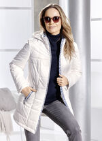 Jacke mit abnehmbarer Kapuze 