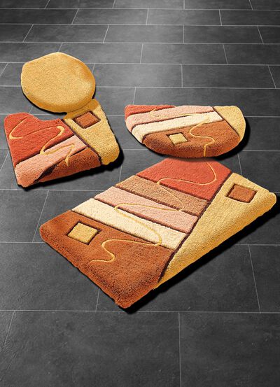 Barfu&szlig;weiche Badgarnitur in harmonischen Farbt&ouml;nen 