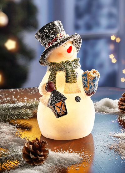 Beleuchteter Schneemann 