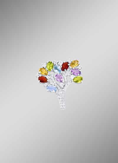 Anstecknadel mit Edelsteine 