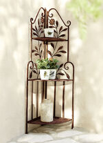 Wundersch&ouml;ne, verspielte Eisen-Regale BRAUN