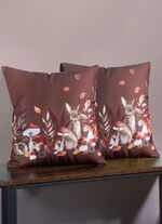 Kissenbezüge mit Herbsthasen-Motiv, 2er-Set HERBSTHASE
