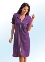 Frottier-Kleid mit durchgehendem Rei&szlig;verschluss BEERE