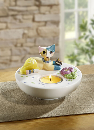 Goebel-Teelichthalter aus der Rosina-Wachtmeister-Kollektion 