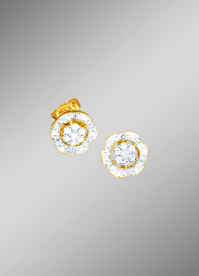 Ohrstecker mit Diamanten 