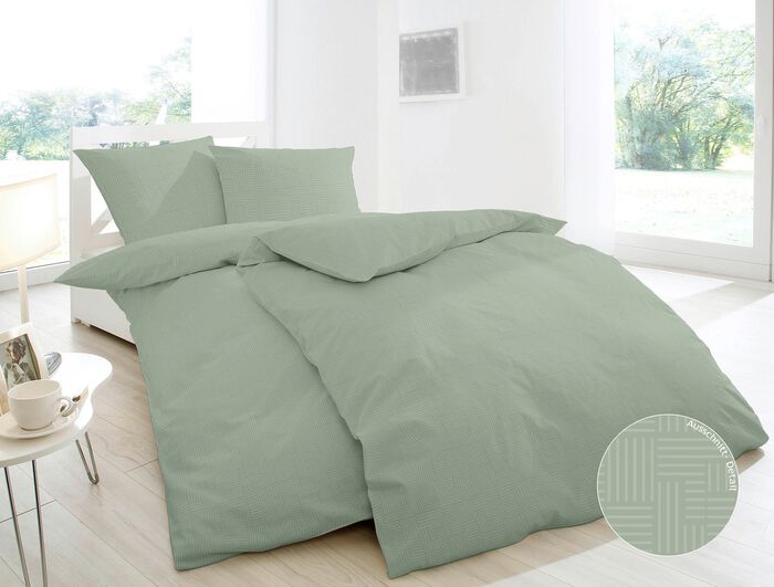 Feinbiber Bettw&auml;sche aus 100% Baumwolle 