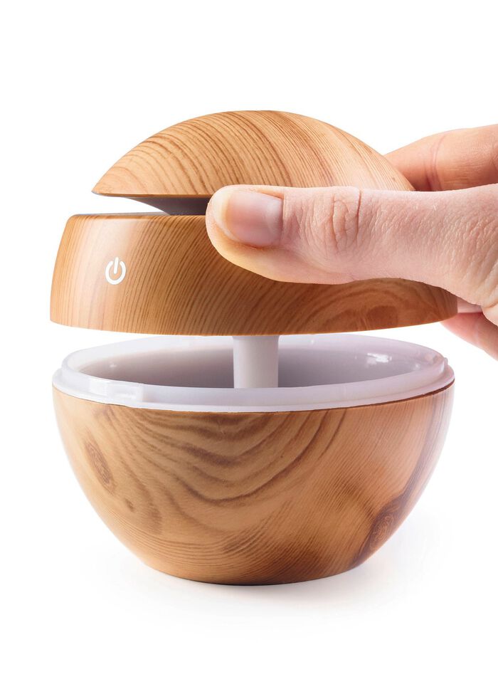 Luftbefeuchter in Holzoptik 