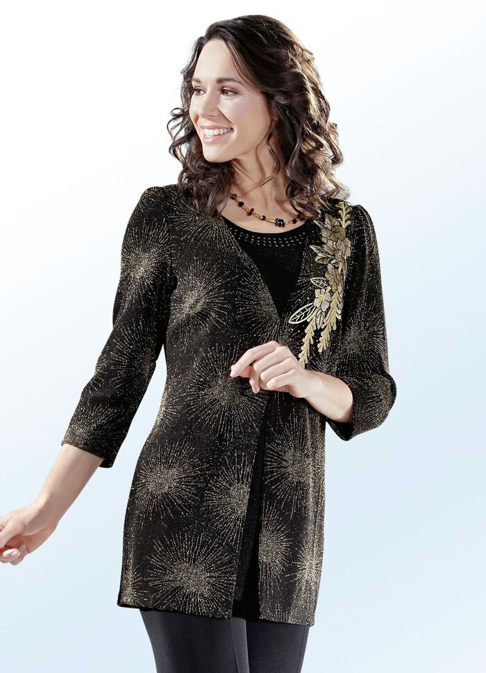 Faszinierende Tunika in toller 2-in-1-Optik 