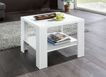 Couchtisch mit gro&szlig;er Ablagefl&auml;che WEISS