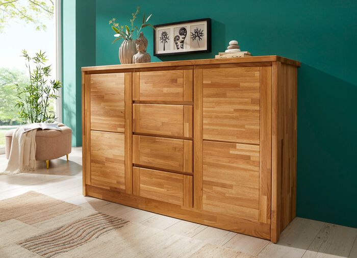 Sideboard aus Massivholz mit Softclose WILDEICHE