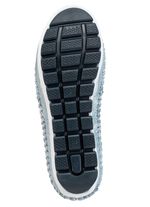 Gemini Mokassin-Slipper aus weichem, gl&auml;nzend gepr&auml;gtem Nappaleder JEANSBLEU