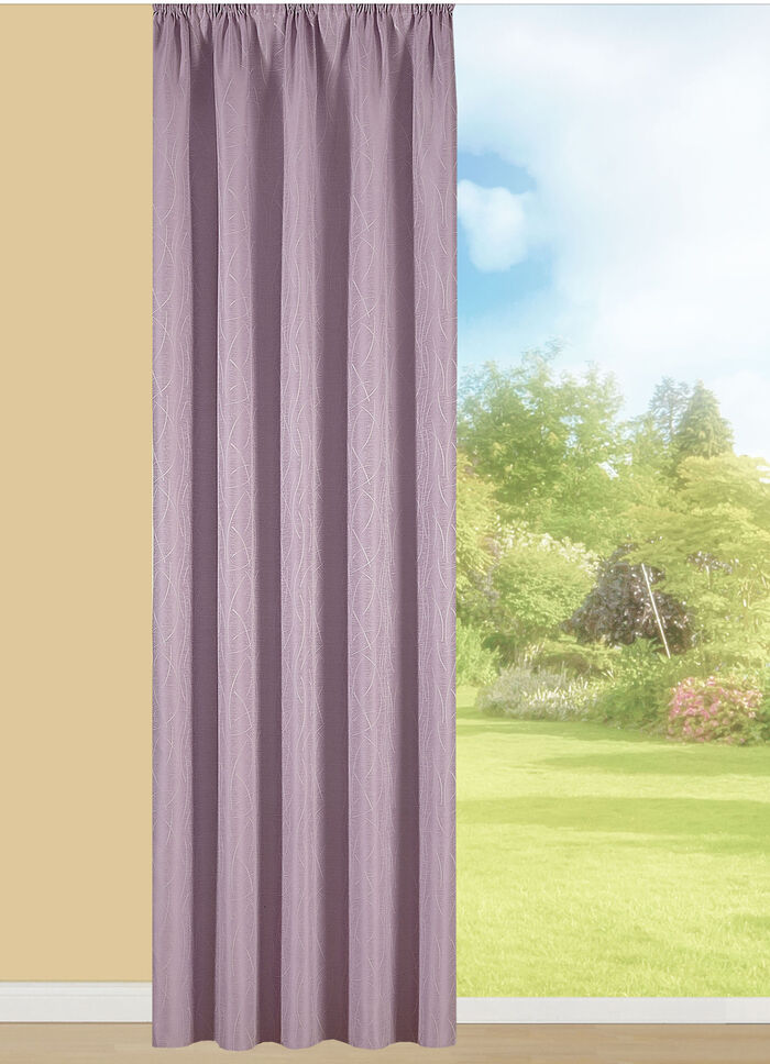 Übergardine  mit Universalschienenband 