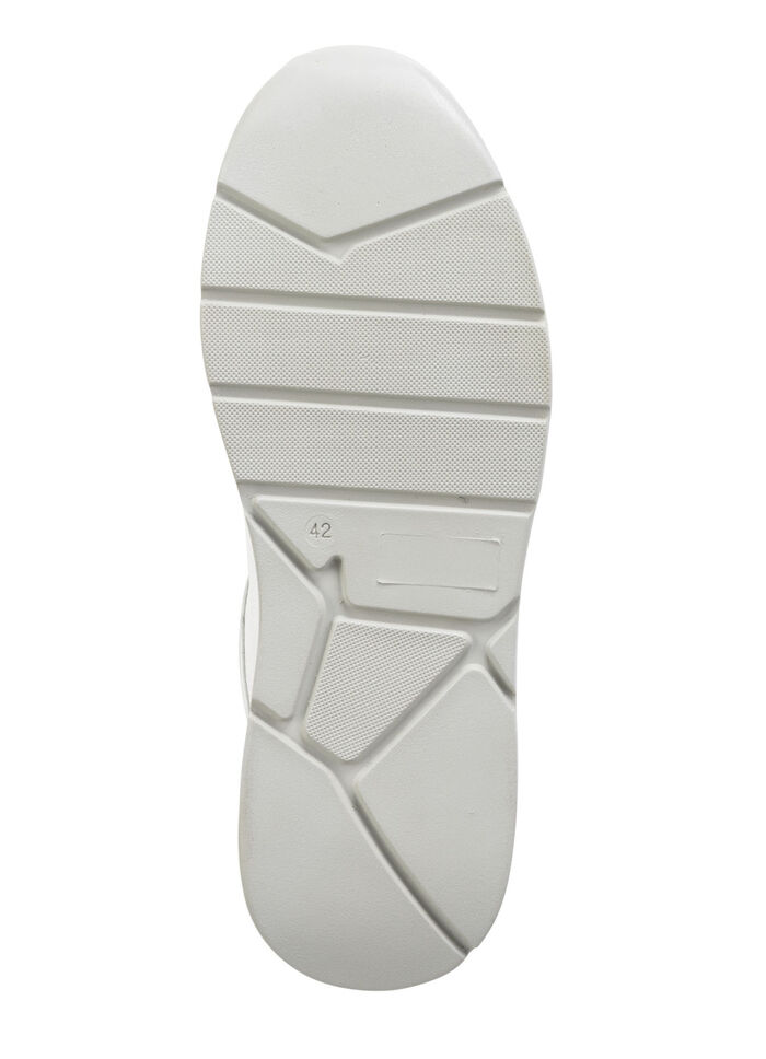 GINO GALANTE, klassische Herren-Sneaker, mit Reißverschluss WEISS