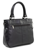 Laurina, Damen, Tasche, mit abnehmbarer, verstellbarer Umh&auml;ngeriemen SCHWARZ