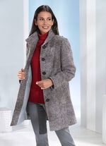 Longjacke mit Stehkragen 